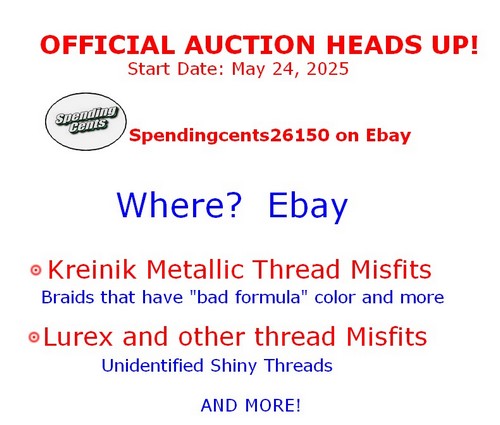 Kreinik Metallic Thread Auction